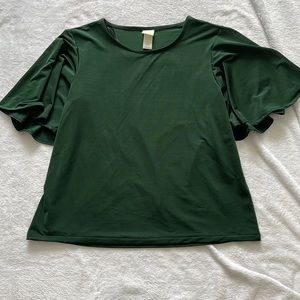 H&M Flutter Sleeve Blouse